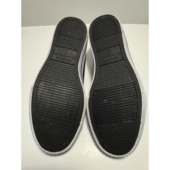 Airwalk Legacee Black & White Canvas Sneakers Lightweight Womens Size 5 New - Picture 10 of 10